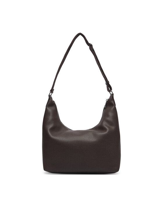 Calvin Klein Τσάντα Calvin Klein Webbing Strap Md Shoulder Bag LV04F3891G Σκούρο καφέ