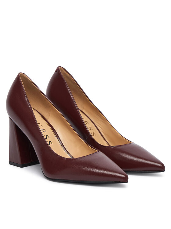 Guess Обувки на ток Guess FLFBAR LEP08 Бордо