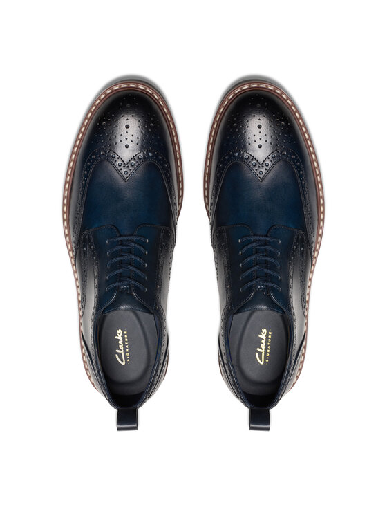 Clarks Туфлі Clarks Aldwin Limit 26178471 Cиній