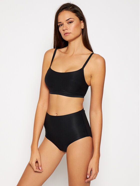 Chantelle Chantelle Klasične spodnje hlačke z visokim pasom Soft Stretch Plus Size C11370 Črna