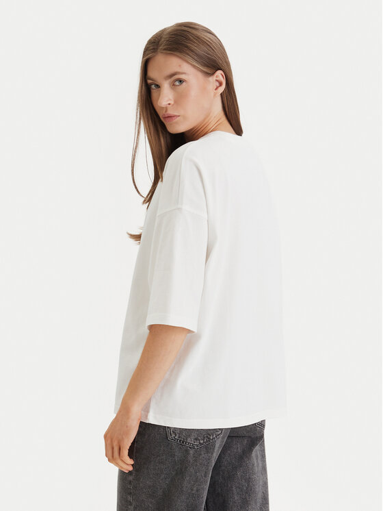 Calvin Klein Jeans Calvin Klein Jeans Majica LV047D204G Bela Oversize