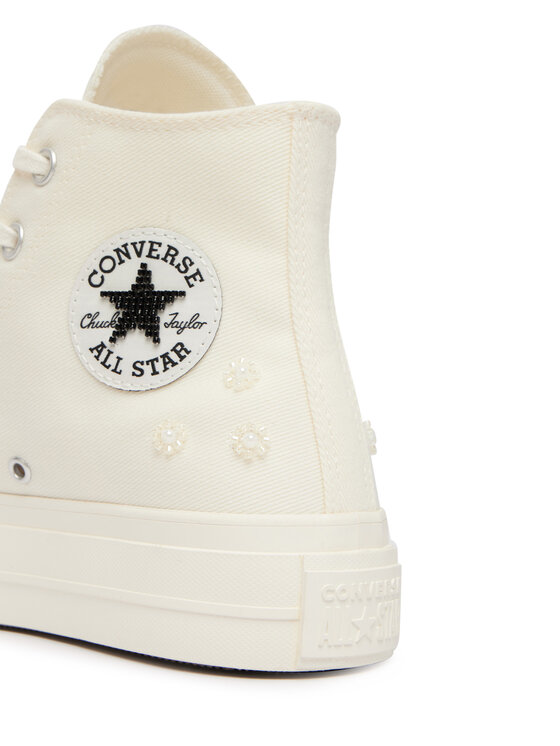 Converse Кеди Converse Chuck Taylor All Star Lift Platform Beads A16107C Écru