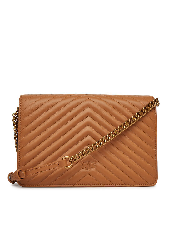 PINKO Дамска чанта PINKO Love Click Classic PE 25 PLTT 100063 A0GK Кафяв