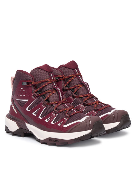 Salomon Трекінгові черевики Salomon X Ultra 360 Edge Mid GORE-TEX L49223400 Бордовий