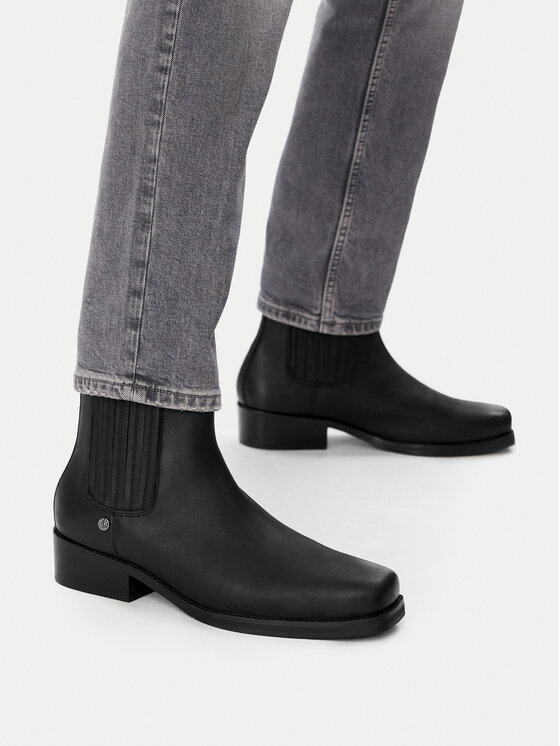 Guess Jeans Sztyblety Guess Jeans EO-KEANU-02 MI24 Czarny