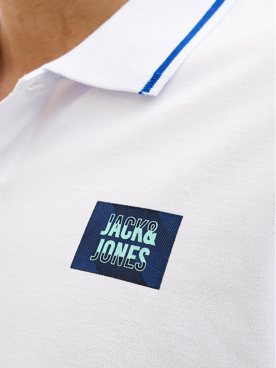 Jack & Jones Jack & Jones Поло Hudson 12269238 Білий Regular Fit