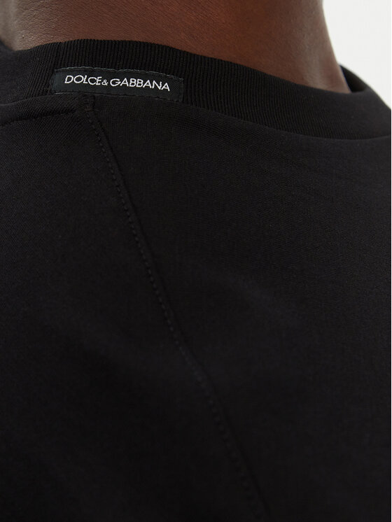 Dolce&Gabbana Dolce&Gabbana Majica G8RN8Z G7NUB Črna Regular Fit