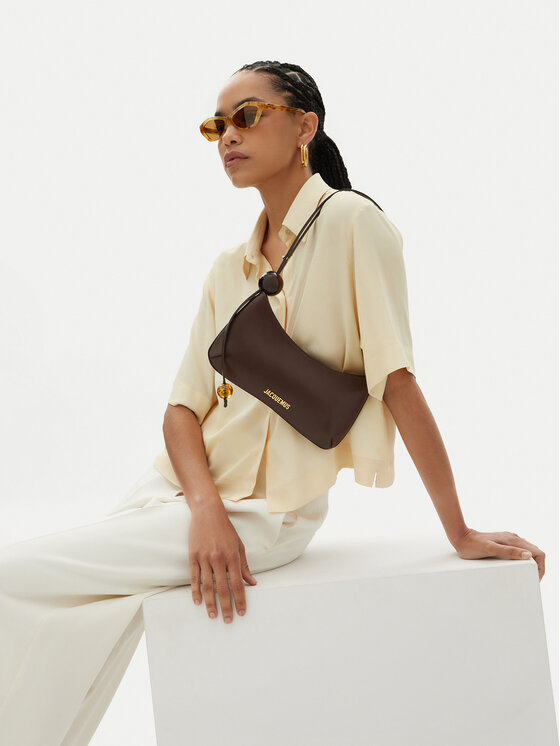 JACQUEMUS Ročna torba JACQUEMUS Le Bisou Perle 23E231BA057-3000 Rjava