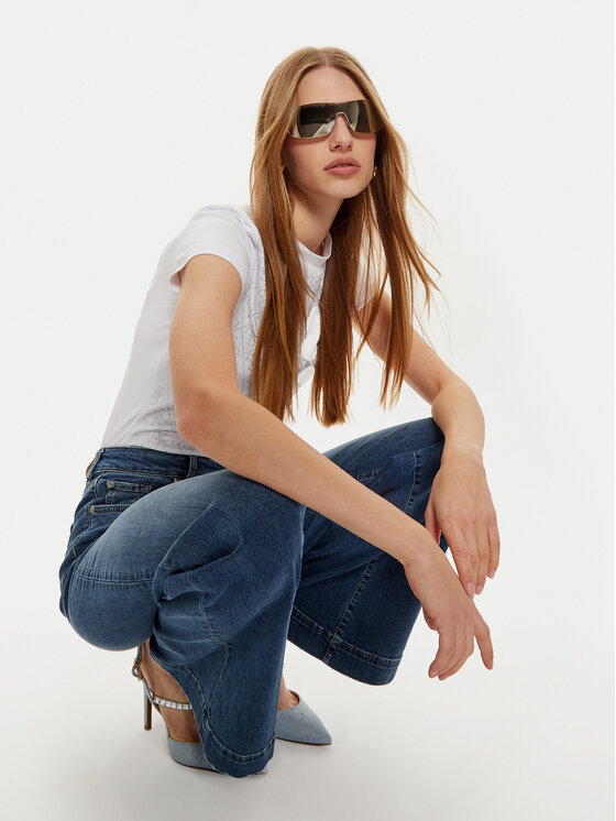Guess Guess Футболка W4BI26 J1314 Білий Slim Fit