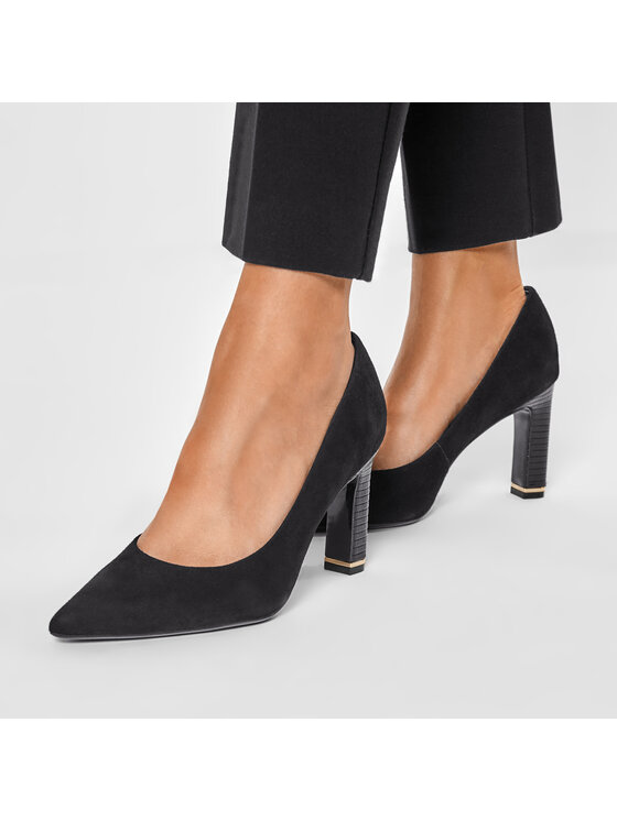 Calvin Klein Poltopánky Calvin Klein Roxia B4E00331 Čierna