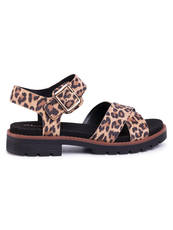 Clarks Sandály Clarks Orinoco Strap 261496144 Hnědá
