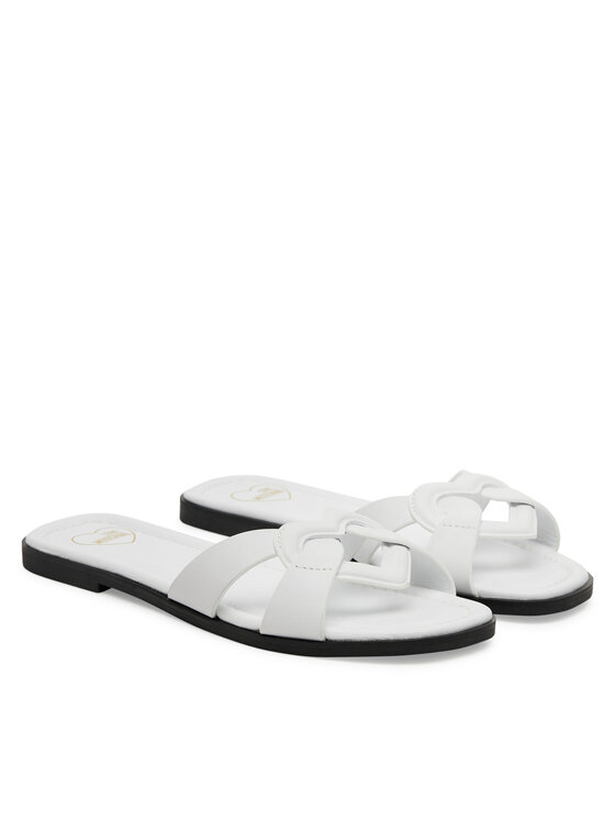 LOVE MOSCHINO Шльопанці LOVE MOSCHINO JA28092G1MIA0100 Білий