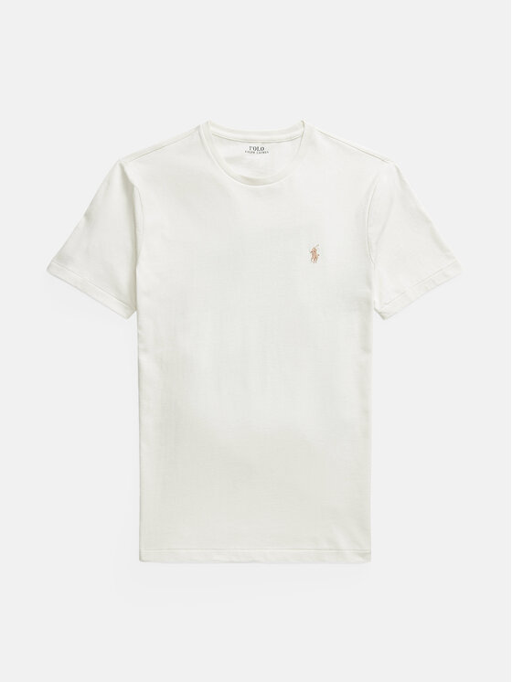 Polo Ralph Lauren Polo Ralph Lauren Футболка 710671438350 Écru Custom Slim Fit