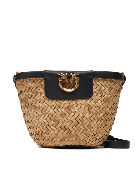 PINKO Ročna torba PINKO Love Summer Bucket PE 25 PLTT 103325 A1RL Bež