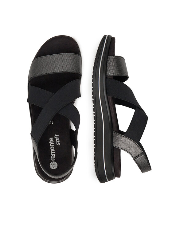 Remonte Sandály Remonte D1J50-02 Černá