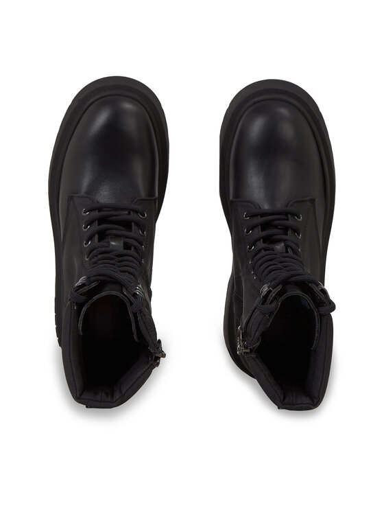 Tommy Jeans Trzewiki Tommy Jeans Tjw Lace Up Padded Boot EN0EN02405 Czarny