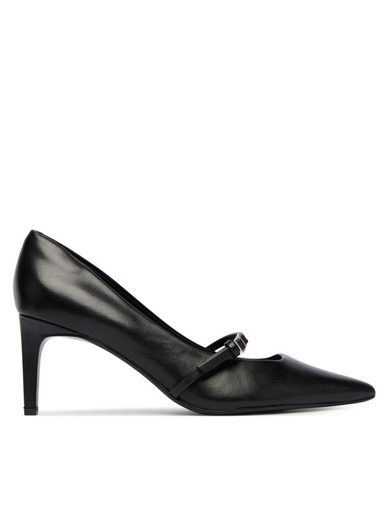 Calvin Klein Tacones Calvin Klein Ess Stiletto 70 Mj Lth Hdw HW0HW02952 Negro