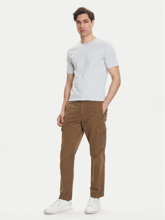 BOSS BOSS Футболка Tales 50508584 Сірий Regular Fit