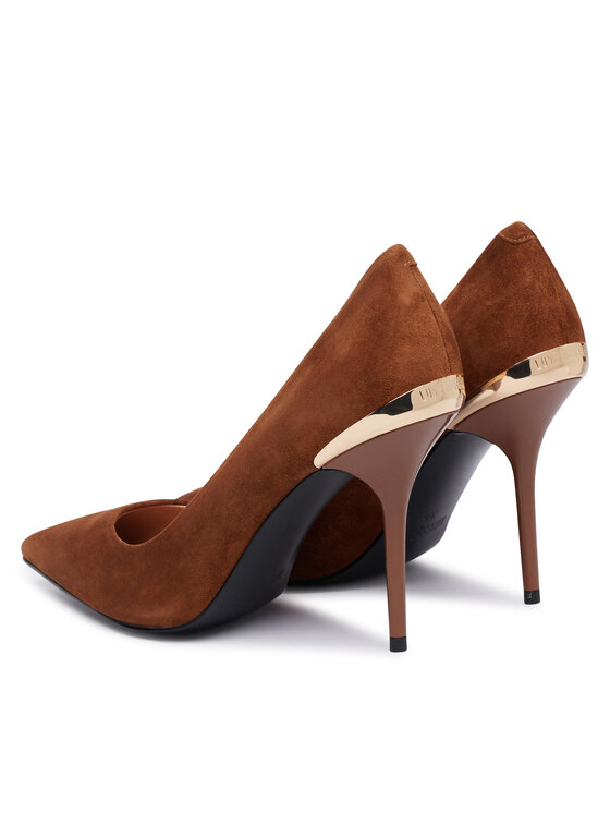 LOVE MOSCHINO Szpilki LOVE MOSCHINO JA10459G0PJA0210 Brązowy