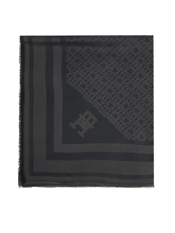 Tommy Hilfiger Ruta Tommy Hilfiger Th Monogram Scarf AW0AW18273 Črna