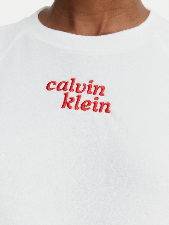 Calvin Klein Jeans Calvin Klein Jeans Camiseta TOWEL LV047G287G Blanco Cropped Fit