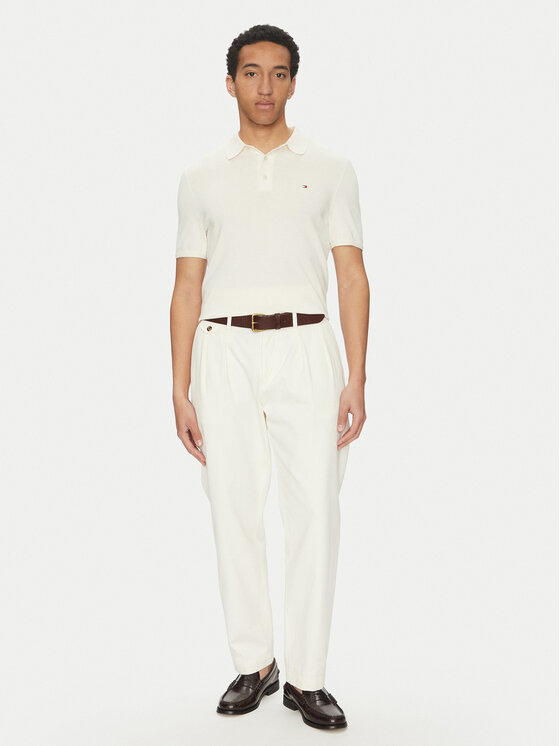 Tommy Hilfiger Tommy Hilfiger Polo majica Essential MW0MW37396 Bež Regular Fit