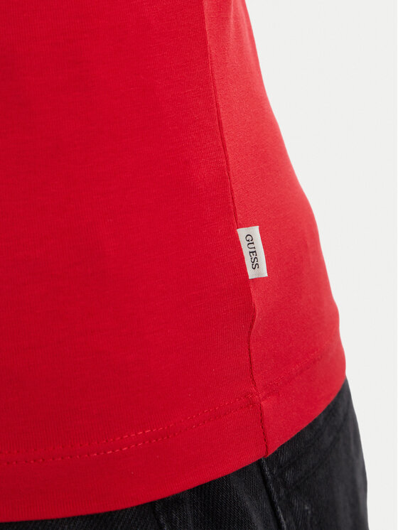 Guess Jeans Guess Jeans Футболка W6YI16 K3995 Червоний Slim Fit