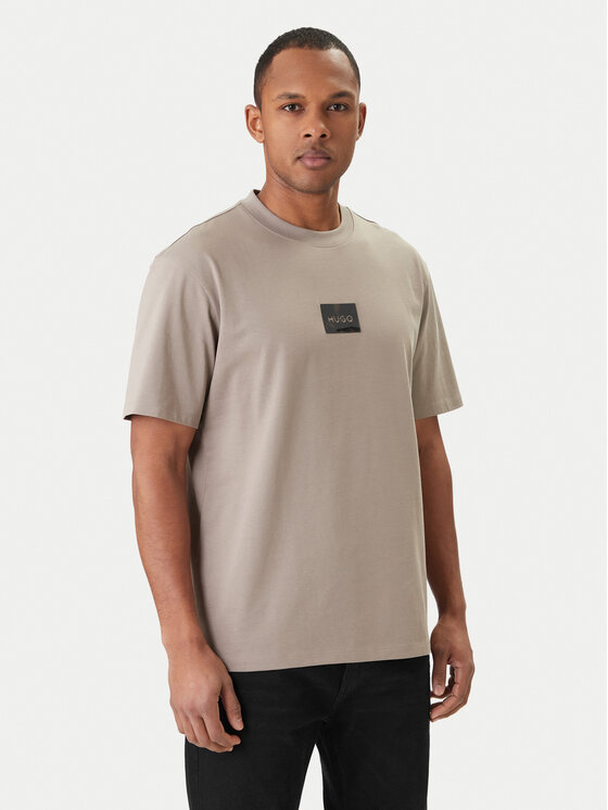 HUGO HUGO Camiseta Dumeon 50557445 Beis Regular Fit