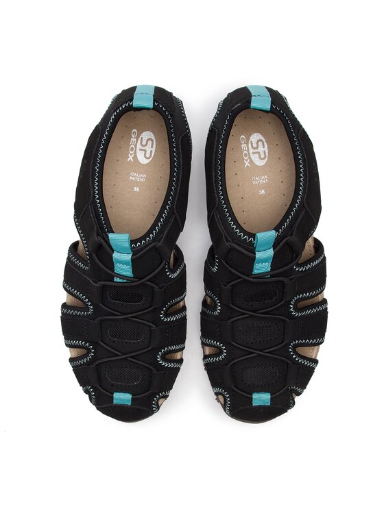 Geox Σανδάλια Geox D Sand. Strel A D9225A 0EK15 C9999 Μαύρο
