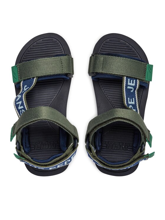 Pepe Jeans Босоніжки Pepe Jeans Pool One B PBS70063 Хакі
