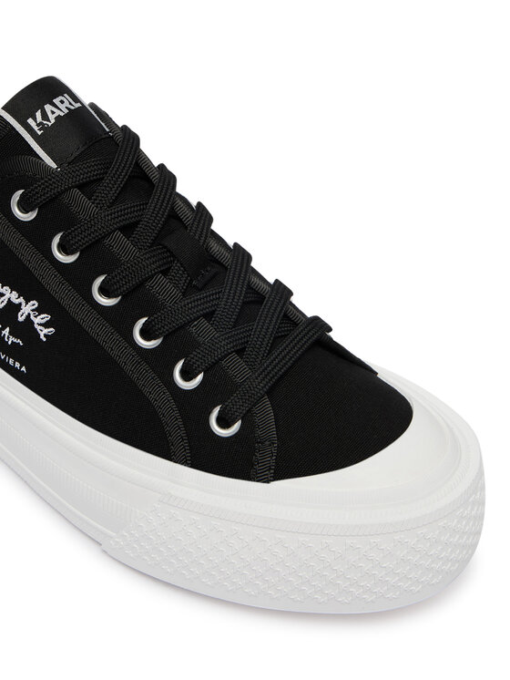 KARL LAGERFELD Кеди KARL LAGERFELD Kampus Max V KL60516 Чорний