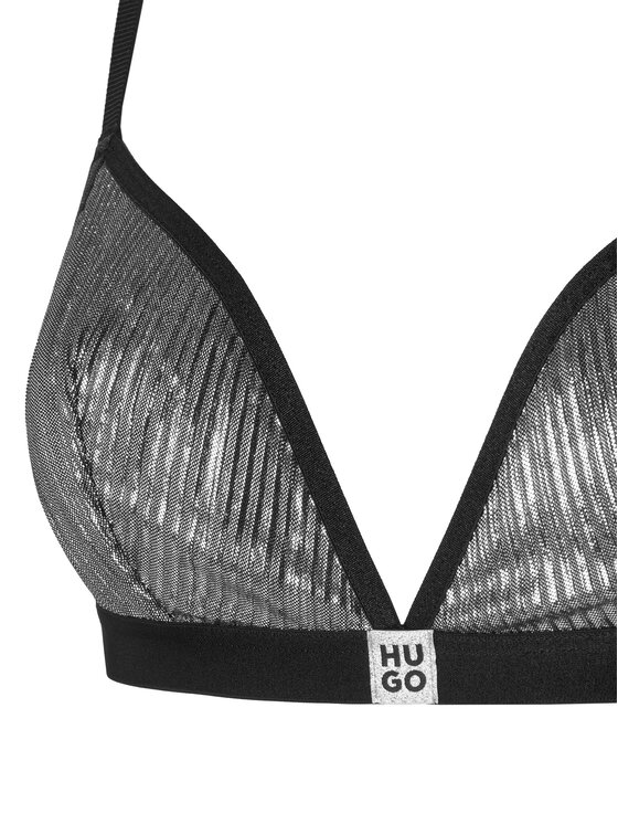 HUGO HUGO Bralette Plisse 50549909 Plata