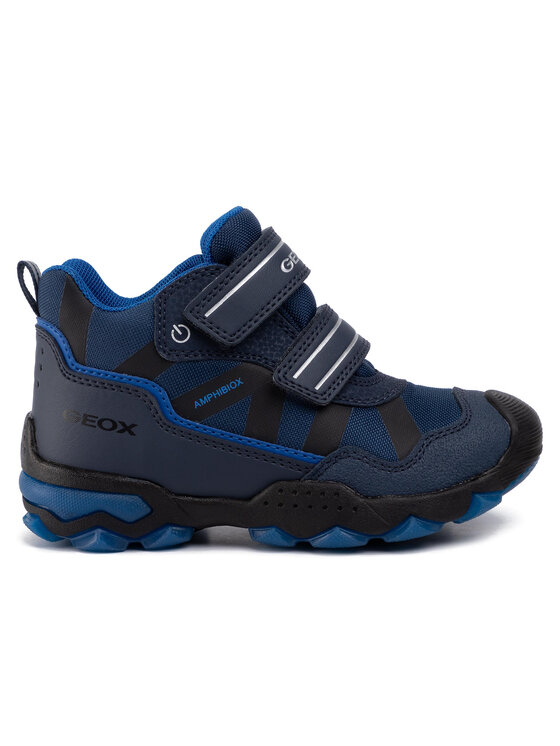 Geox Šnurovacia obuv Geox J Buller B Abx C J949WC 0FU54 C4226 S Tmavomodrá