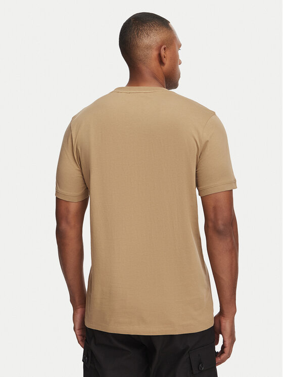 HUGO HUGO Camiseta Diragolino212 50447978 Beis Regular Fit