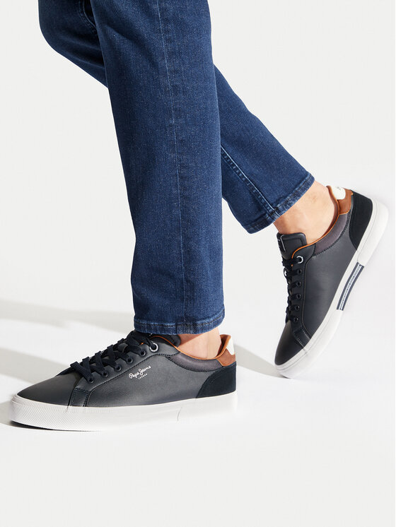 Pepe Jeans Кросівки Pepe Jeans Kenton Court PMS30839 Cиній