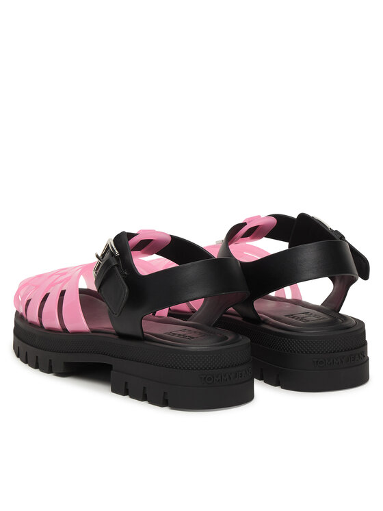 Tommy Jeans Sandale Tommy Jeans Tjw Jelly Fisherman Sandal EN0EN02949 Roz