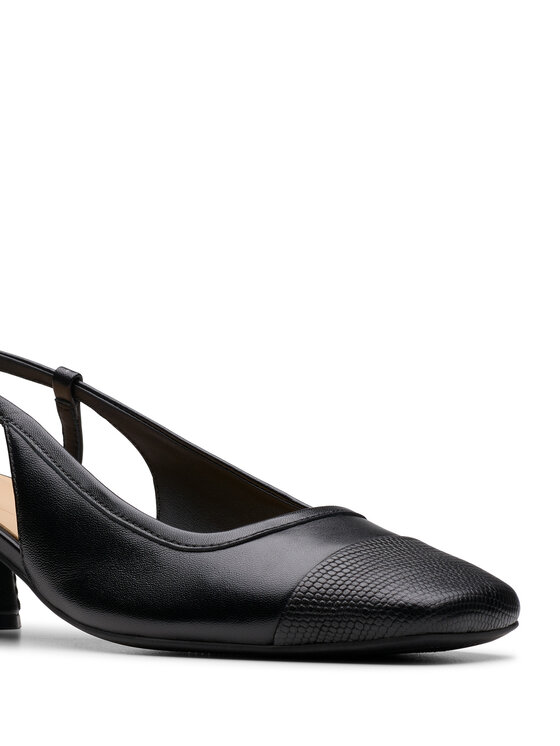 Clarks Туфлі Clarks Nyta45 Sling 26181320 Чорний