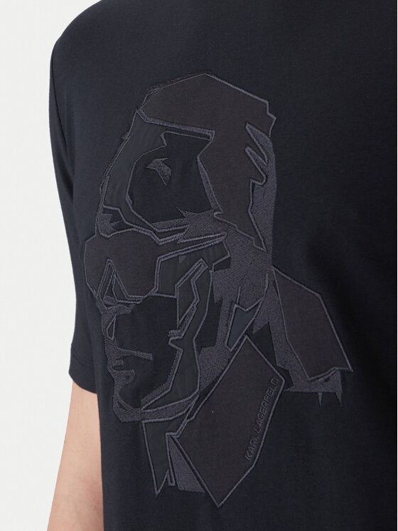 KARL LAGERFELD KARL LAGERFELD Camiseta 755036 562221 Azul marino Loose Fit