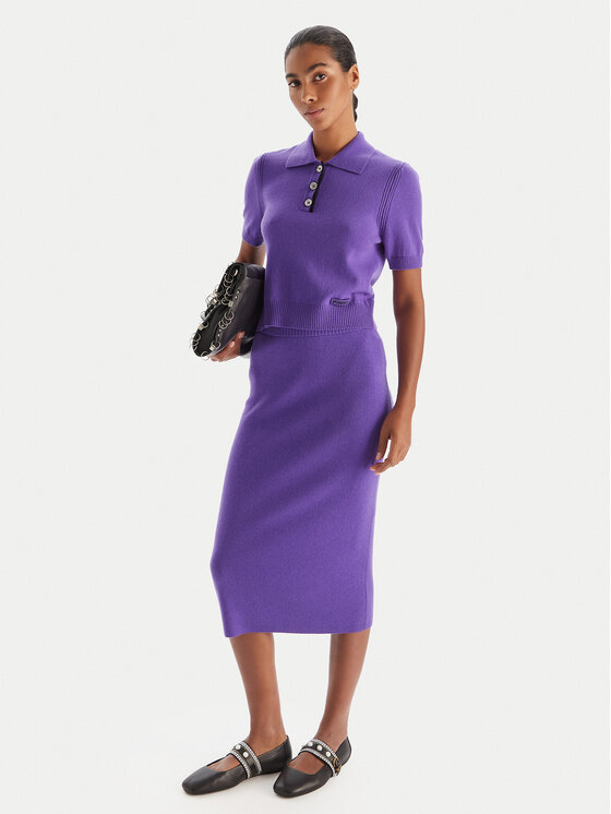 PINKO PINKO Поло Gorgona 105450 A2Q9 Фіолетовий Regular Fit