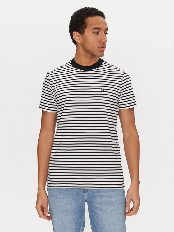 Calvin Klein Jeans Calvin Klein Jeans Marškinėliai J30J326683 Juoda Regular Fit