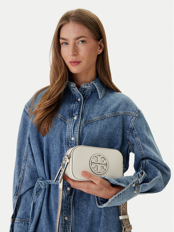 Tory Burch Kabelka Tory Burch 171955 Krémová