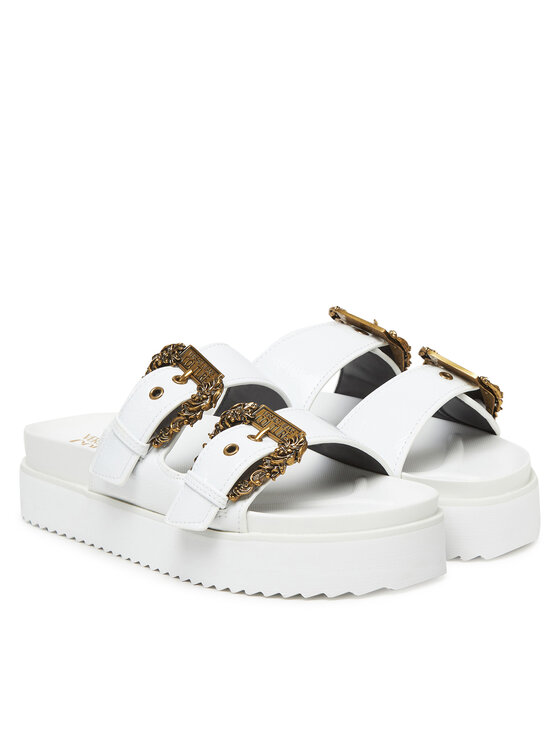 Versace Jeans Couture Шльопанці Versace Jeans Couture 78VA3SM1 Білий
