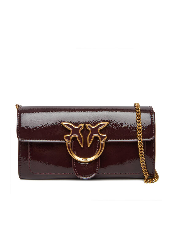 PINKO Kabelka PINKO Love One Wallet C PE25 PLTT 100062 A1UV Bordová