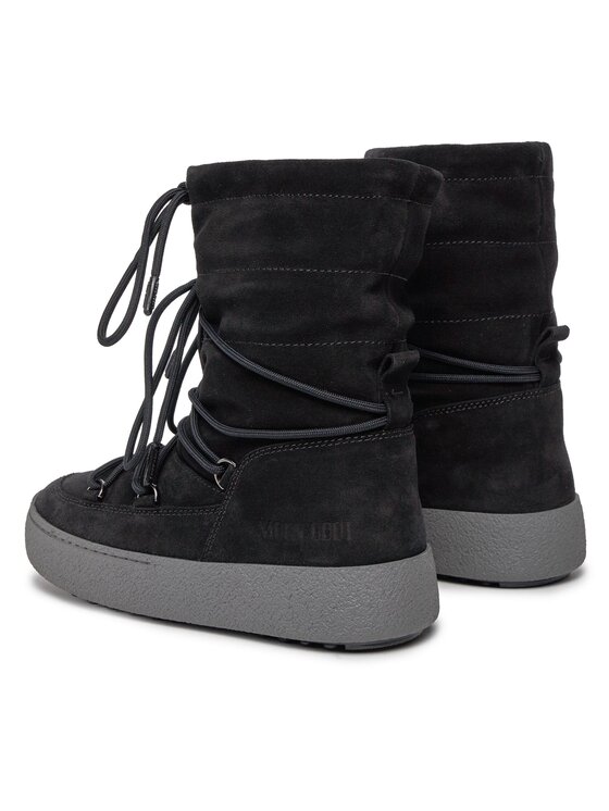 Moon Boot Μπότες Χιονιού Moon Boot Ltrack Suede 24501100003 Μαύρο