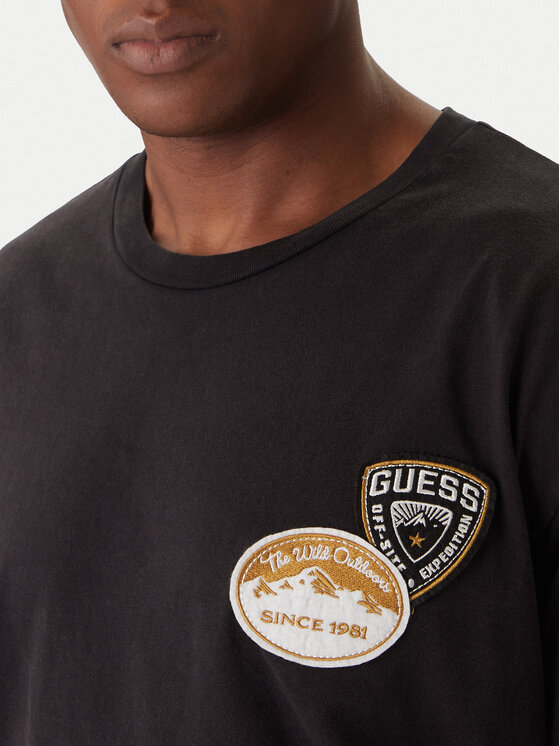 Guess Guess Camiseta M6RI07 KBW41 Negro Regular Fit