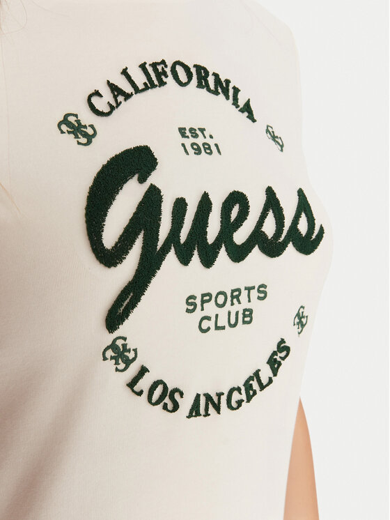 Guess Guess Camiseta V5BI03 J1314 Beis Slim Fit