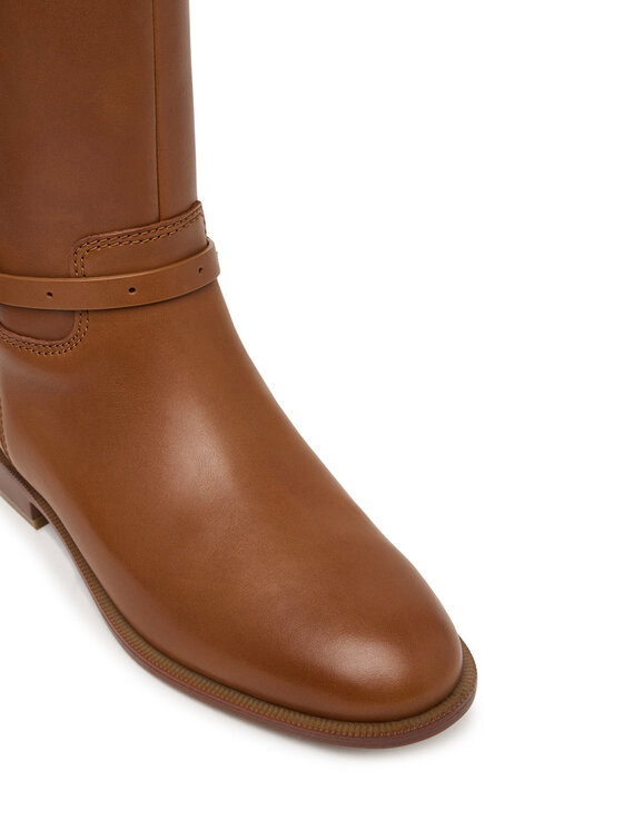 MICHAEL Michael Kors Oficerki MICHAEL Michael Kors Beverly Flat 40F6BVFB5L Brązowy