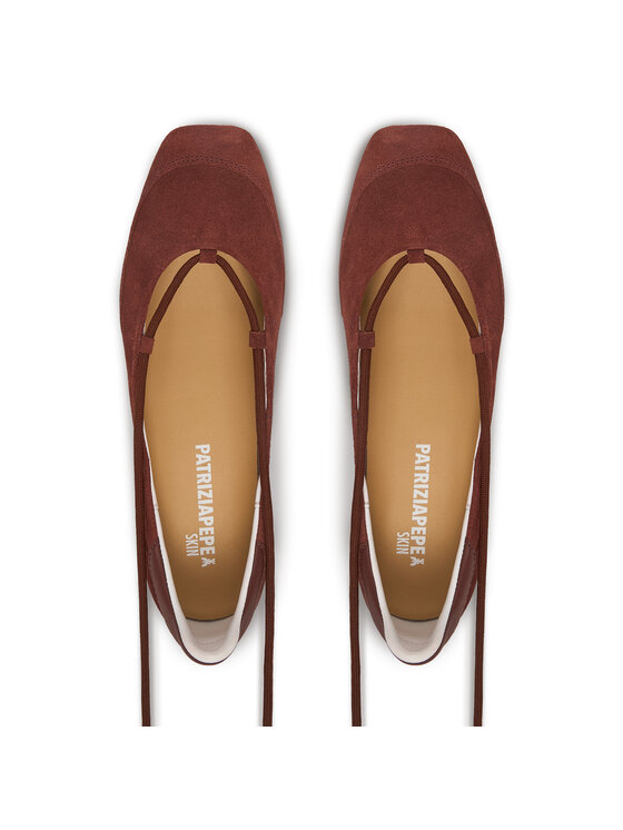 Patrizia Pepe Балетки Patrizia Pepe 8Z0123/L152-B882 Коричневий