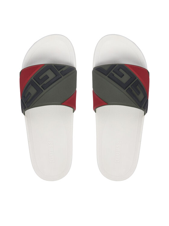 Guess Klapki Guess FMJODE ELE19 Zielony