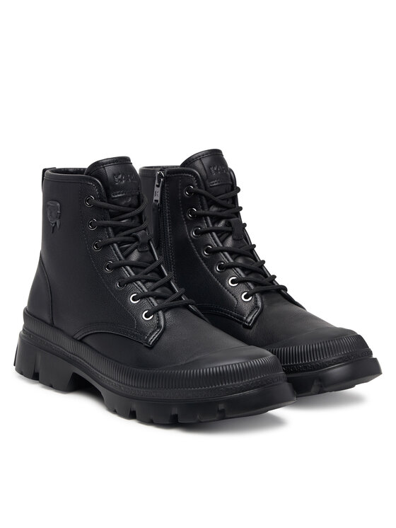 KARL LAGERFELD Bakancs KARL LAGERFELD Trekka KL25252L Fekete